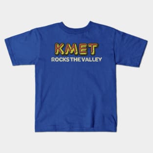 KMET Rocks The Valley 1974 Kids T-Shirt